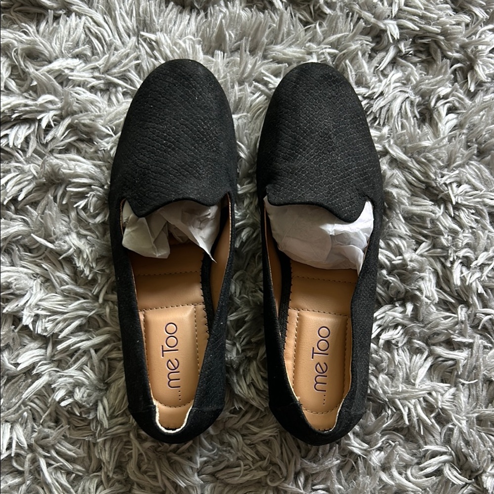 Me Too Black Flats Size 8